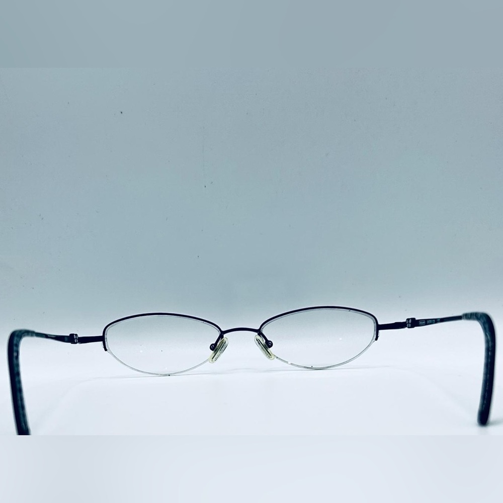 Coach Sherri 122 Black Oval Half-Rim Sunglasses Frames Only - Picture 6 of 8